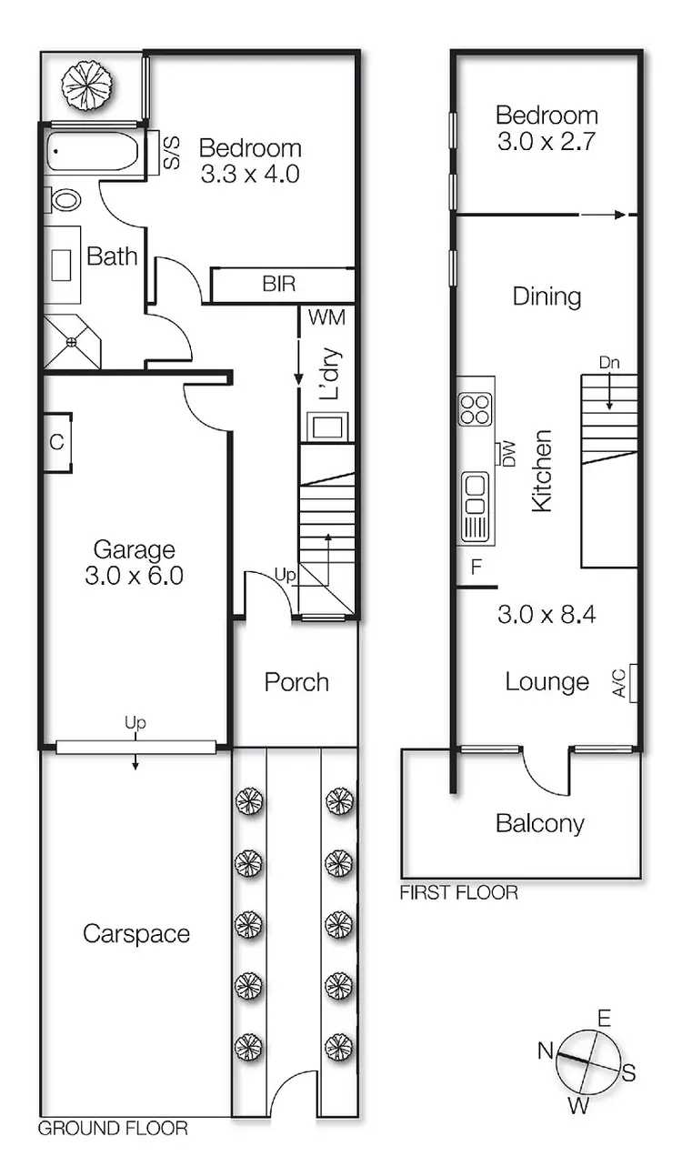 Floorplan of Homely apartment listing, 1/156 Brighton Road, Ripponlea VIC 3185