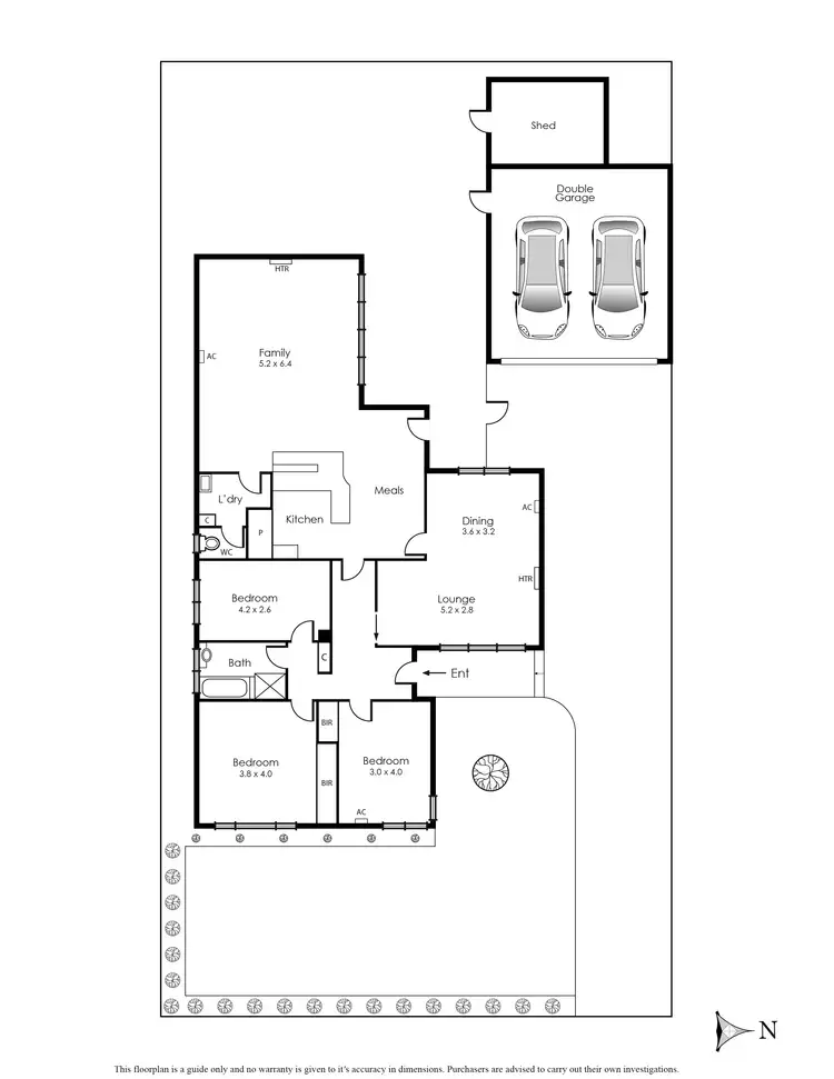 Floorplan of Homely house listing, 17 Lincoln Drive, Cheltenham VIC 3192