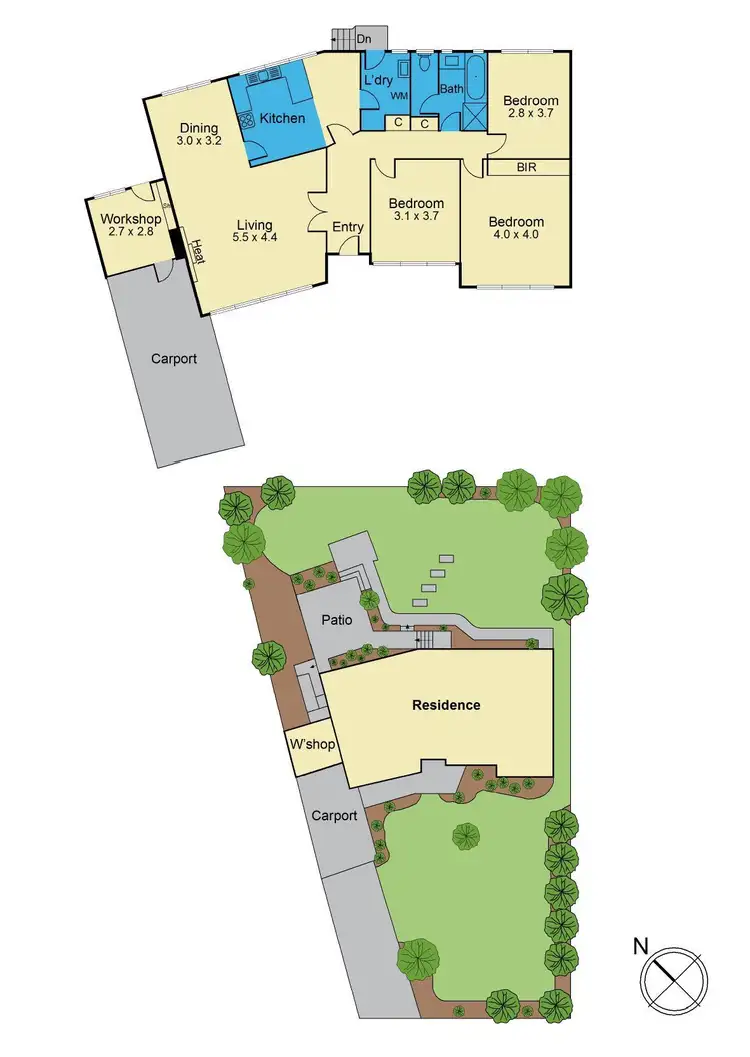 Floorplan of Homely house listing, 14 Morris Avenue, Mont Albert North VIC 3129