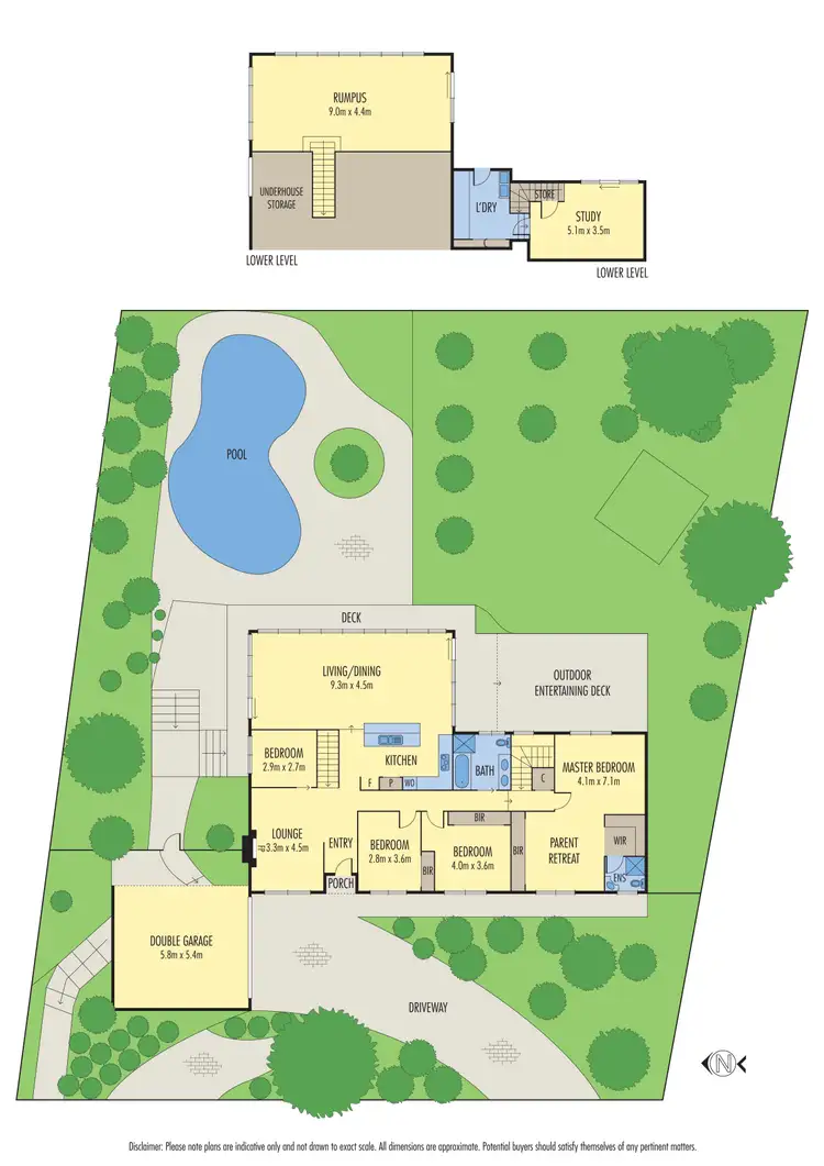 Floorplan of Homely house listing, 8 Rangeview Road, Lower Plenty VIC 3093