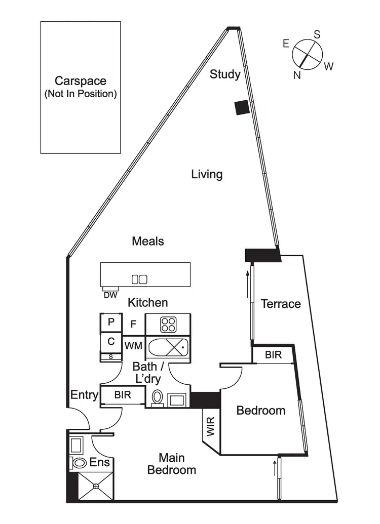 Floorplan of Homely apartment listing, 702/8 Waterview Walk, Docklands VIC 3008