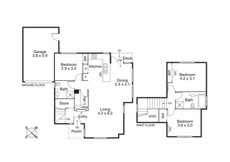 Floorplan of Homely unit listing, 2/11 Powley Parade, Watsonia VIC 3087