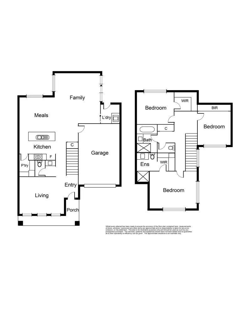 Floorplan of Homely townhouse listing, 11 Walker Drive, Doreen VIC 3754