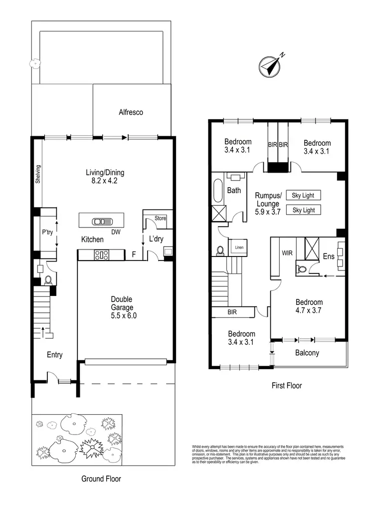 Floorplan of Homely house listing, 8 Hazelton Drive, Doreen VIC 3754