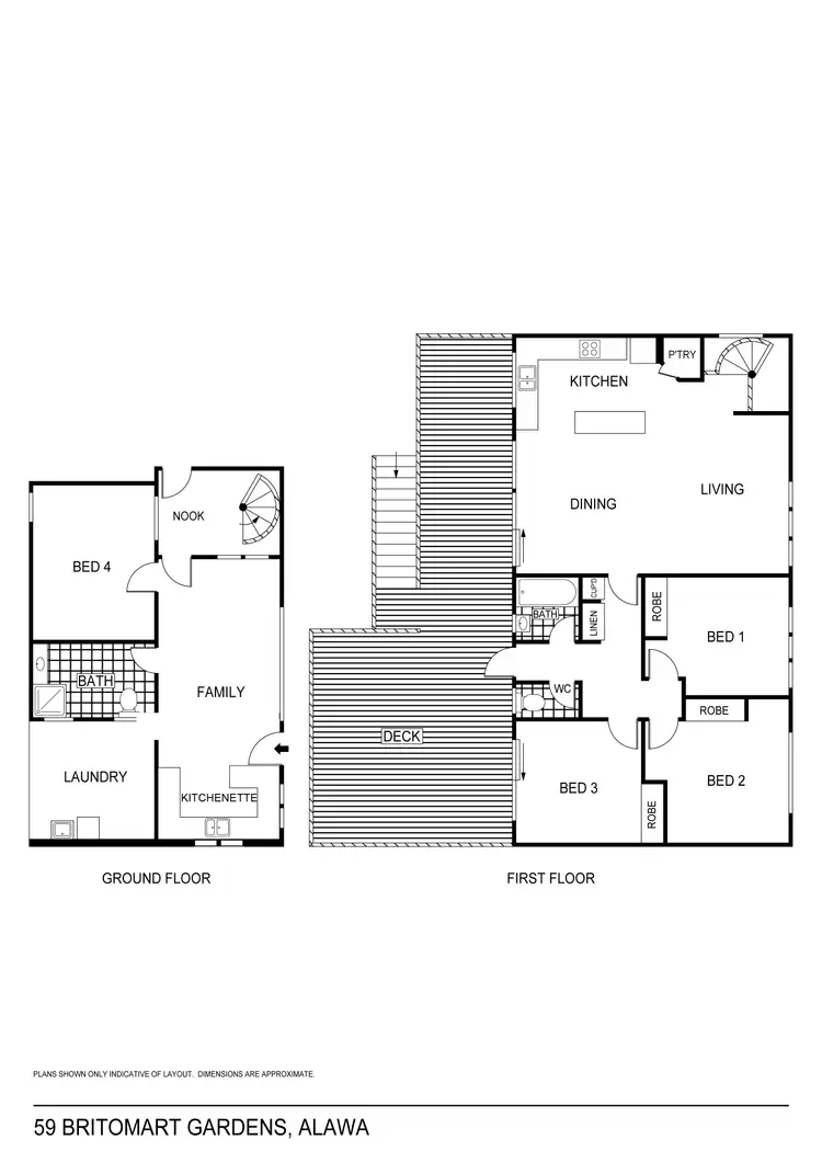 Floorplan of Homely house listing, 59 Britomart Gardens, Alawa NT 810