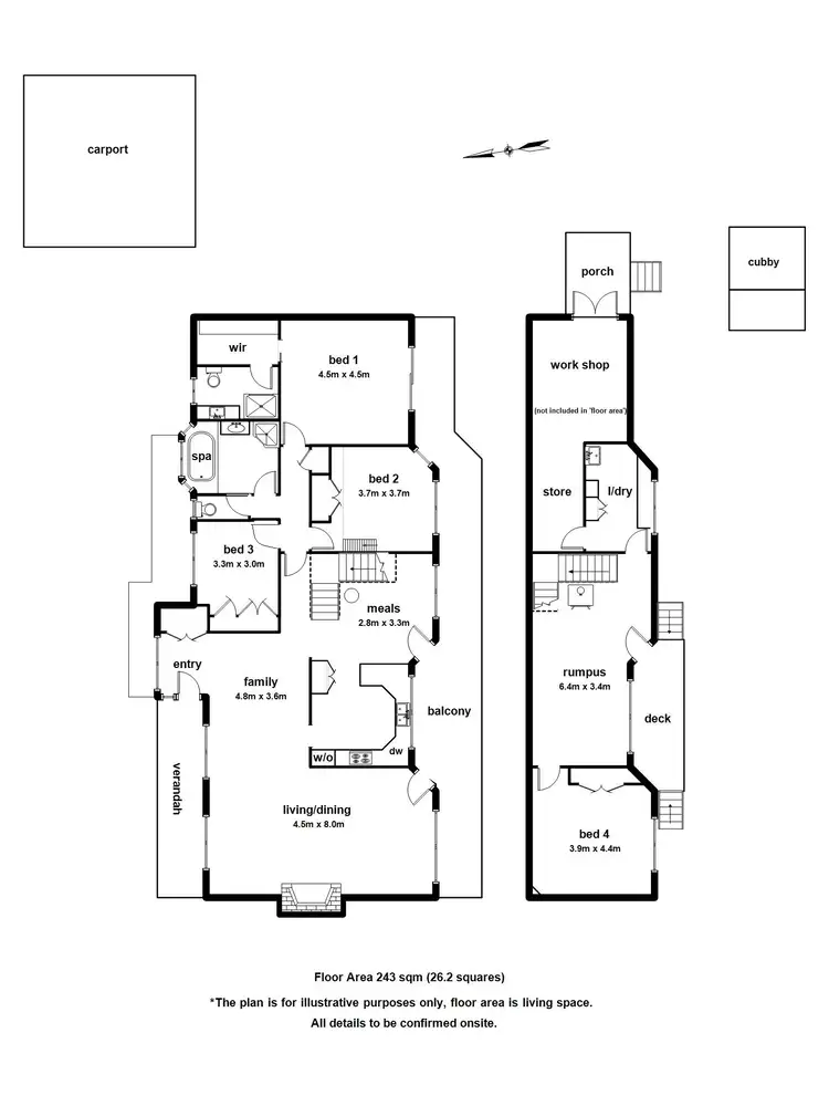 Floorplan of Homely house listing, 4-6 Torry Hill Road, Upwey VIC 3158