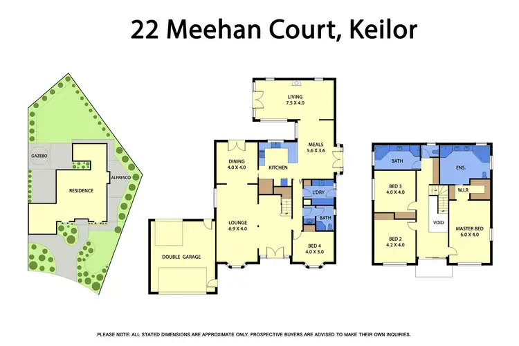 Floorplan of Homely house listing, 22 Meehan Court, Keilor VIC 3036