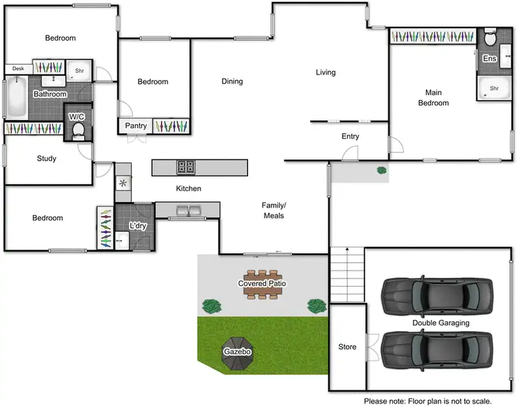 Floorplan of Homely house listing, 11 Gladman Close, Isaacs ACT 2607