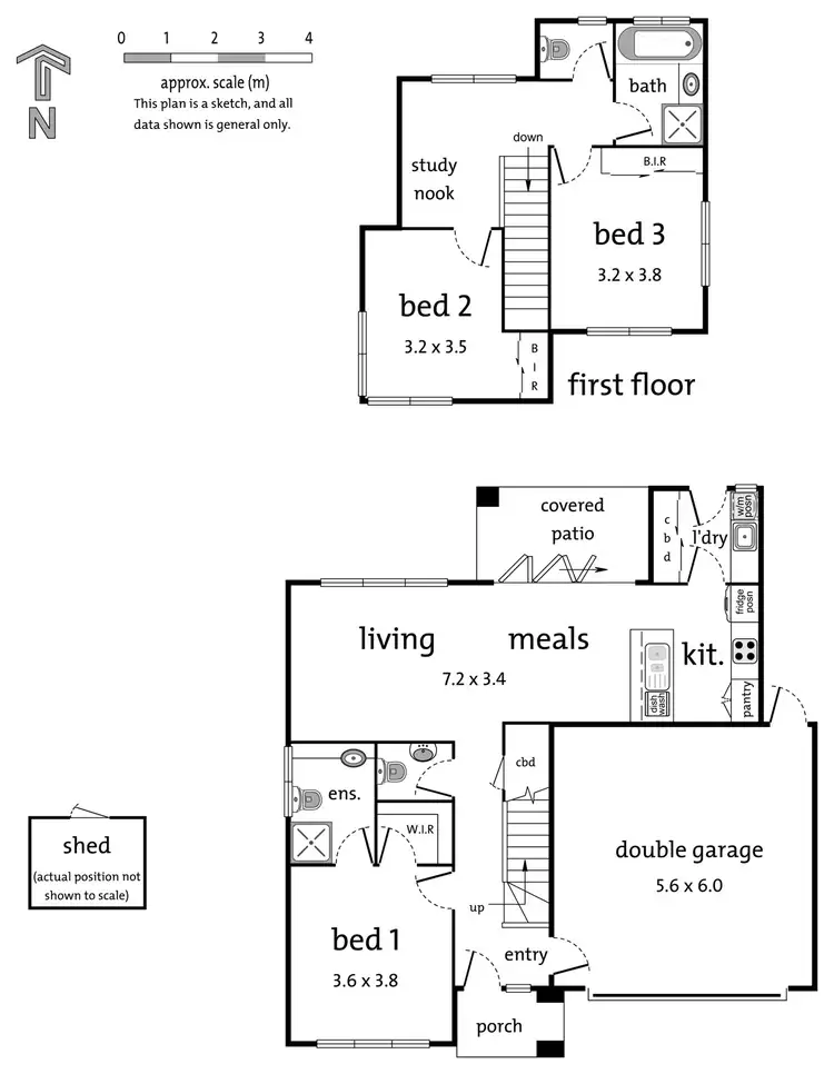 Floorplan of Homely townhouse listing, 4/146 Wantirna Road, Ringwood VIC 3134