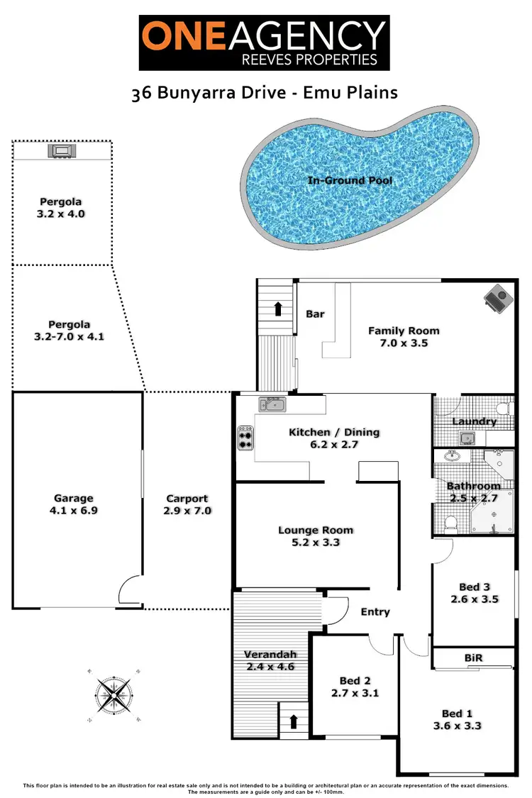 Floorplan of Homely house listing, 36 Bunyarra Drive, Emu Plains NSW 2750