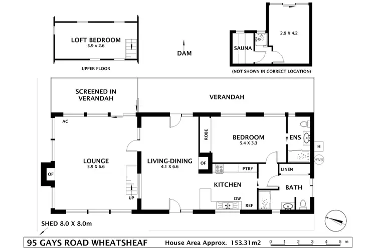 Floorplan of Homely house listing, 95 Gays Road, Wheatsheaf VIC 3461