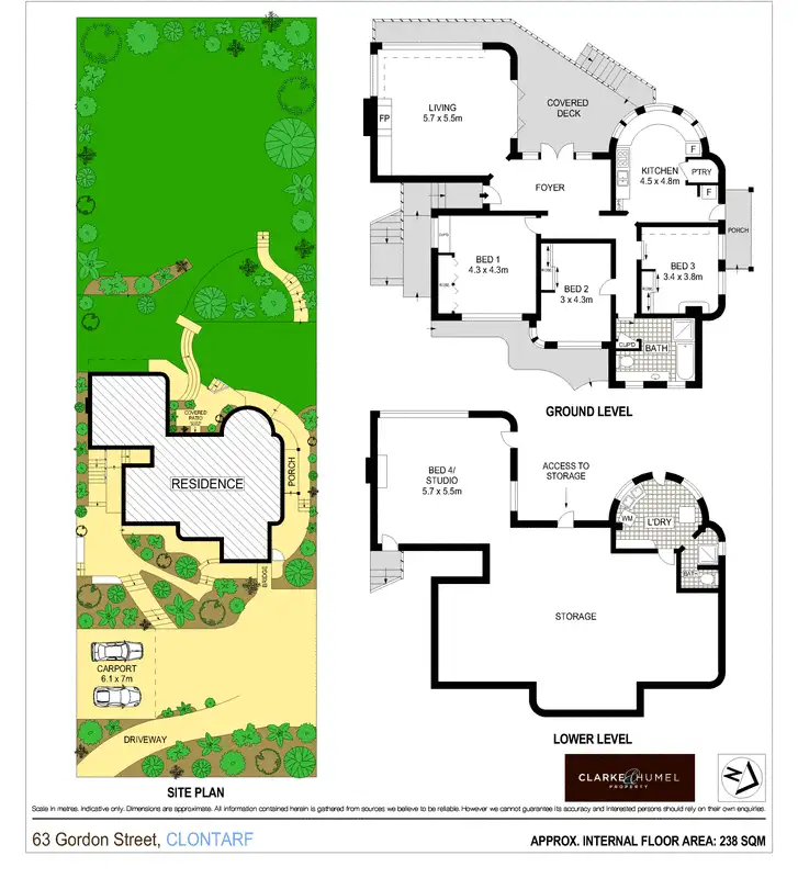 Floorplan of Homely house listing, 63 Gordon Street, Clontarf NSW 2093