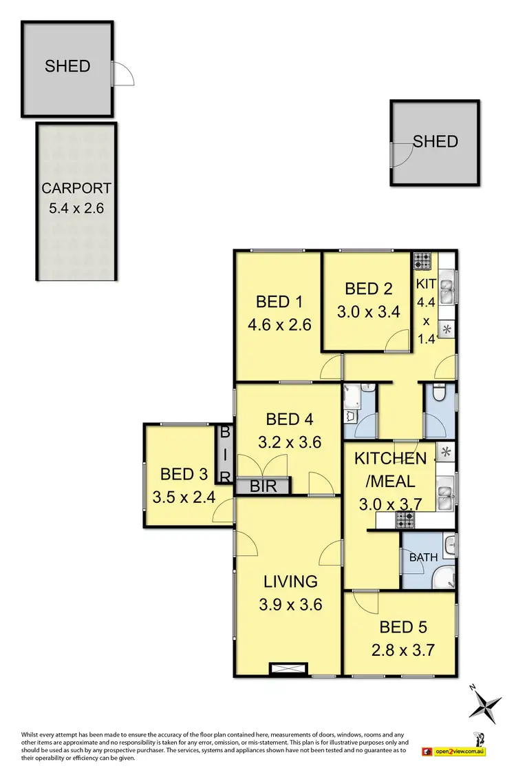 Floorplan of Homely house listing, 200 Ballarat Road, Maidstone VIC 3012