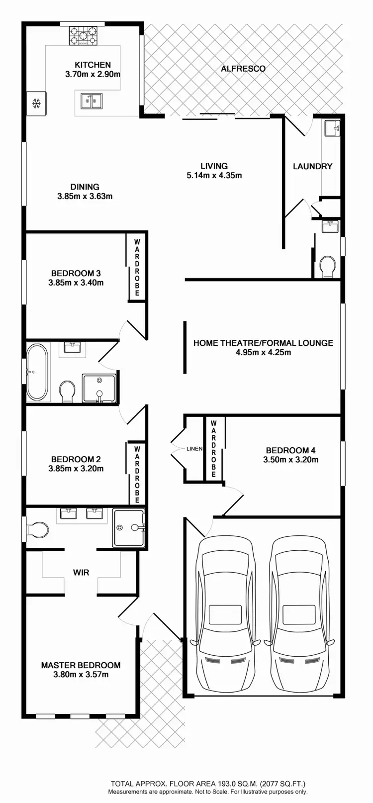 Floorplan of Homely house listing, 3 Alpine Place, Horningsea Park NSW 2171