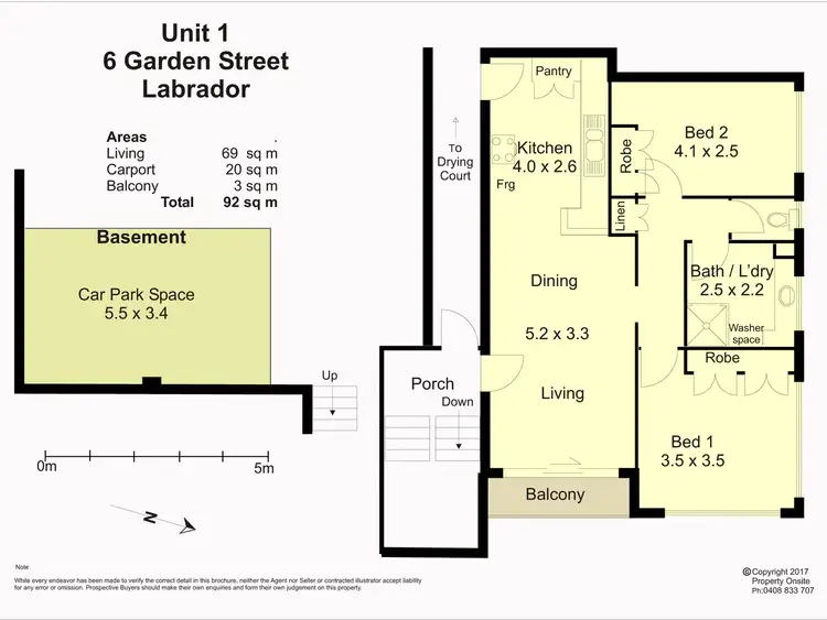 Floorplan of Homely unit listing, 1/6 Garden Street, Southport QLD 4215