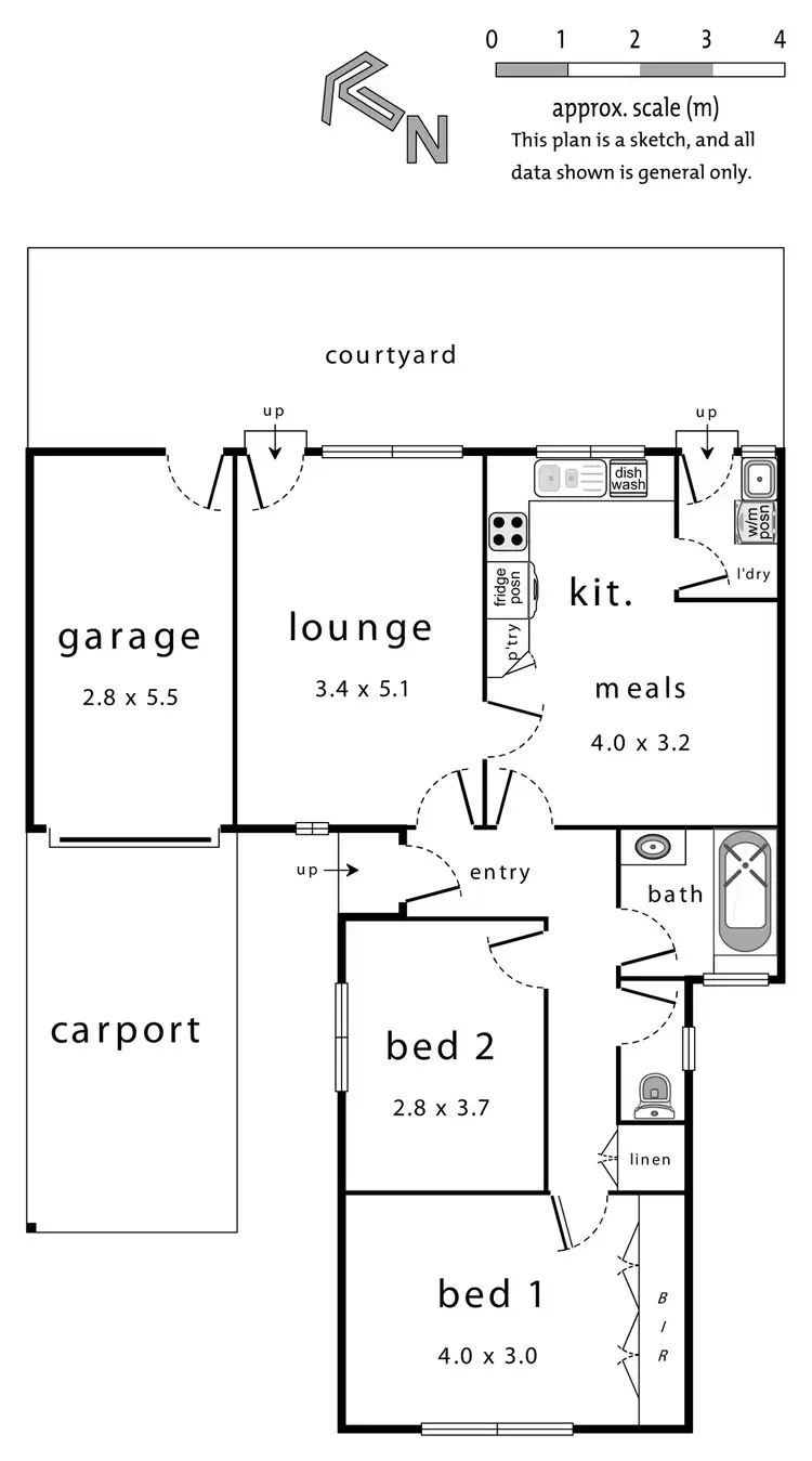Floorplan of Homely unit listing, 3/5 Hender Street, Doncaster VIC 3108