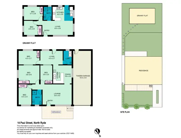 Floorplan of Homely house listing, 14 Paul Street, North Ryde NSW 2113