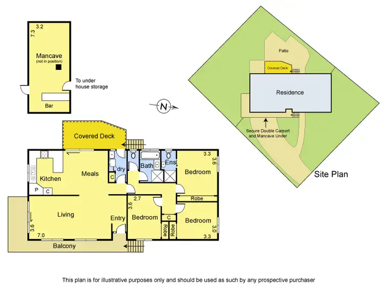 Floorplan of Homely house listing, 7 Oronsay Crescent, Diamond Creek VIC 3089