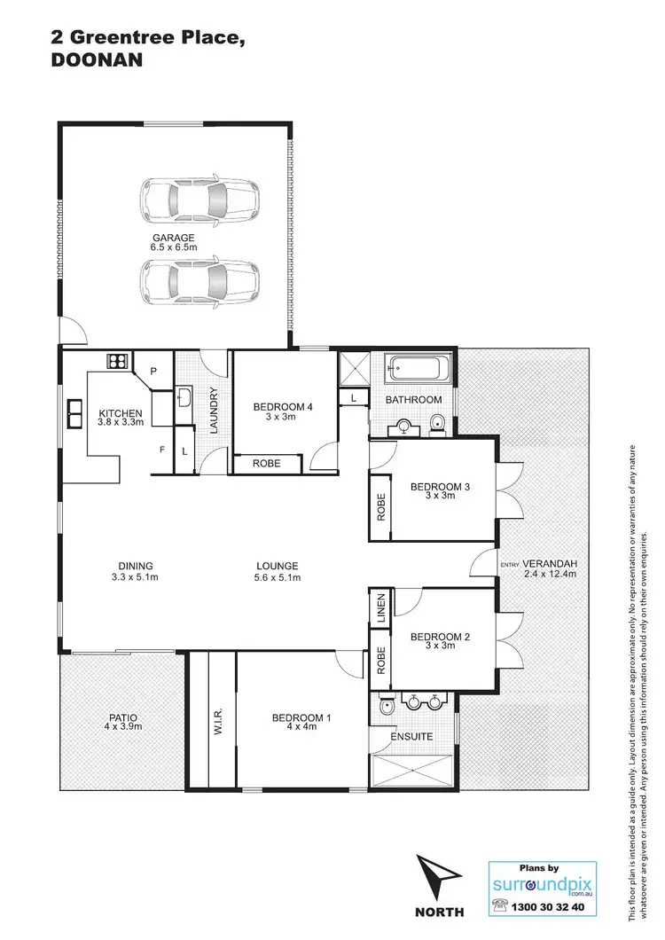 Floorplan of Homely house listing, 2 Greentree Place, Doonan QLD 4562