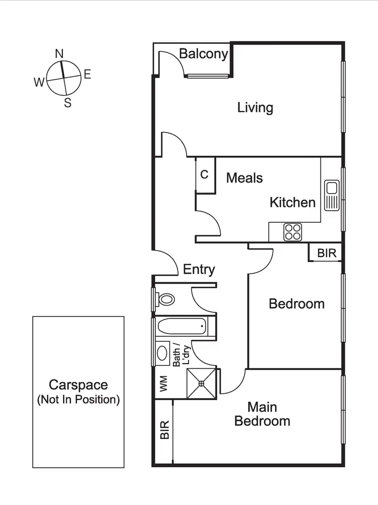 Floorplan of Homely apartment listing, 5/64 Cawkwell Street, Malvern VIC 3144
