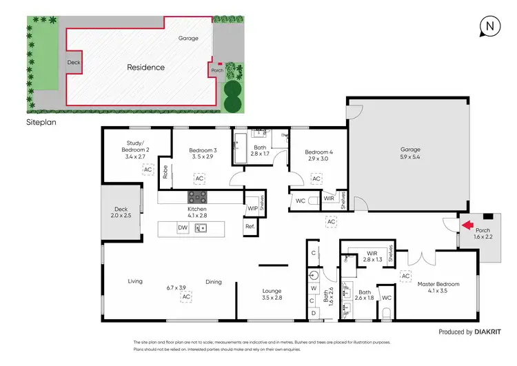 Floorplan of Homely house listing, 23 Warruga Crescent, Wollert VIC 3750