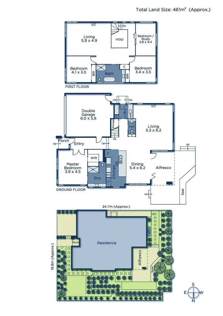 Floorplan of Homely house listing, 6 Denis Street, Vermont VIC 3133