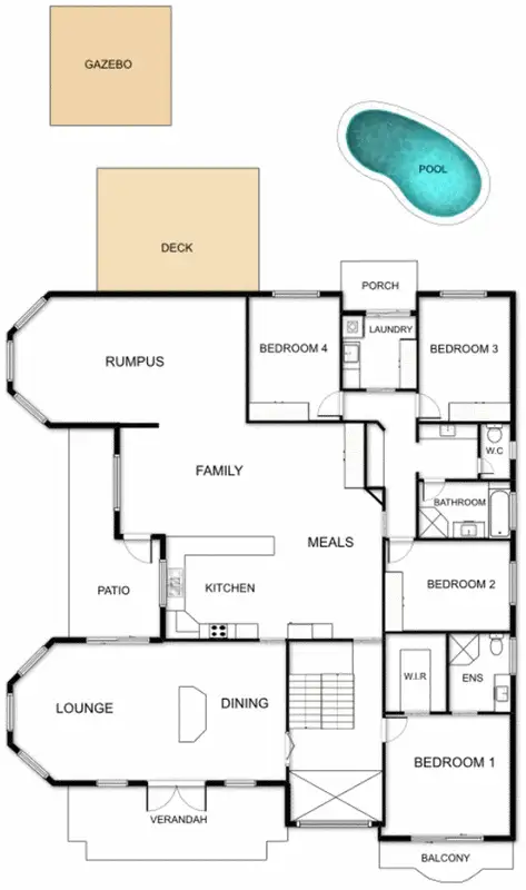 Floorplan of Homely house listing, 3 Olinda Place, Conder ACT 2906