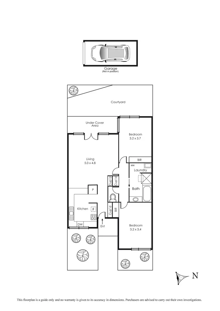 Floorplan of Homely unit listing, 3/38 Second Street, Black Rock VIC 3193