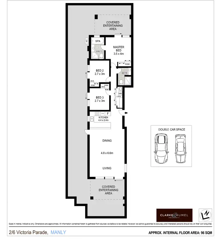 Floorplan of Homely apartment listing, 2/6 Victoria Parade, Manly NSW 2095