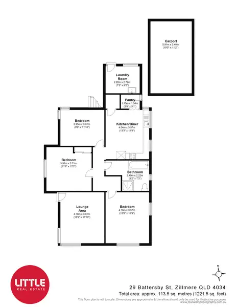 Floorplan of Homely house listing, 29 Battersby Street, Zillmere QLD 4034