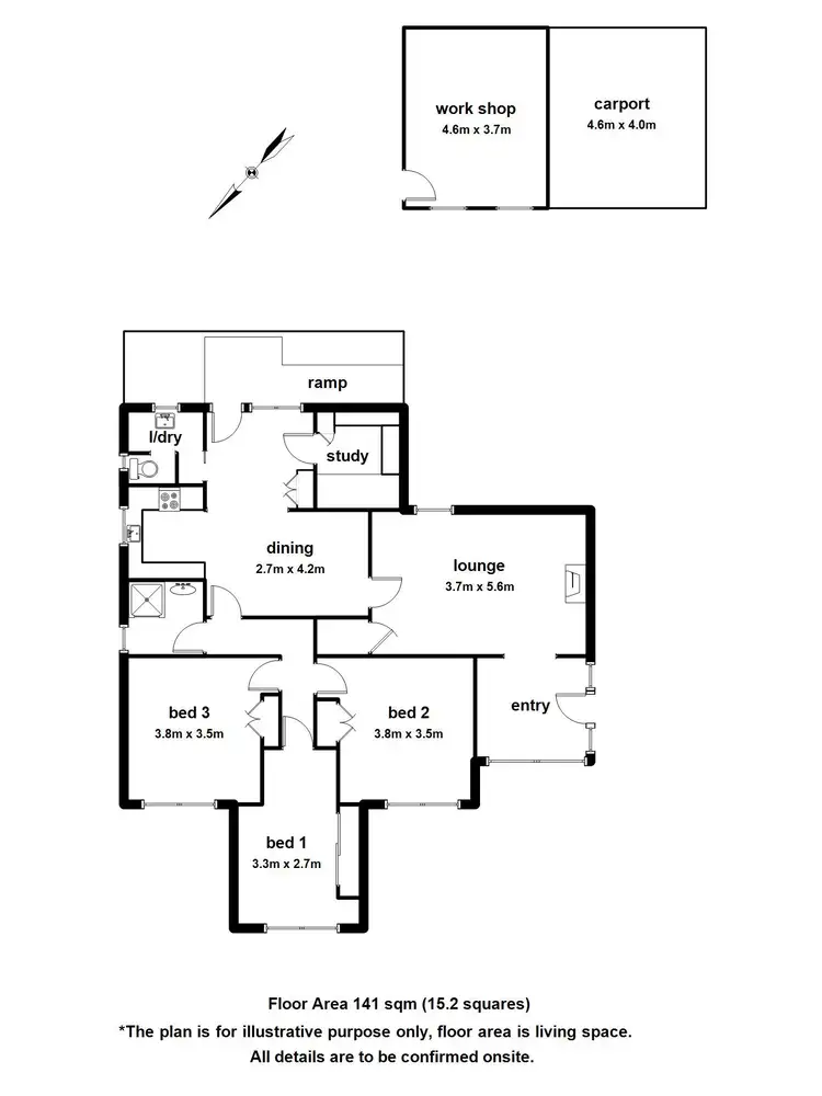 Floorplan of Homely house listing, 527 Monbulk Road, Monbulk VIC 3793