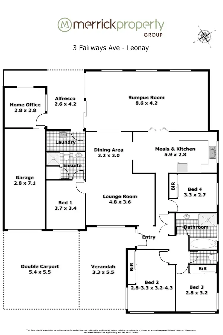 Floorplan of Homely house listing, 3 Fairways Avenue, Leonay NSW 2750