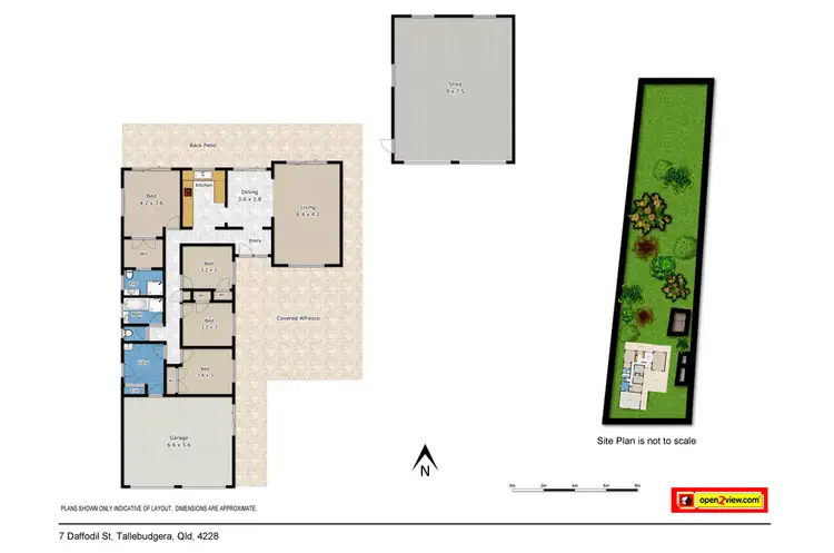 Floorplan of Homely house listing, 7 Daffodil Street, Tallebudgera QLD 4228