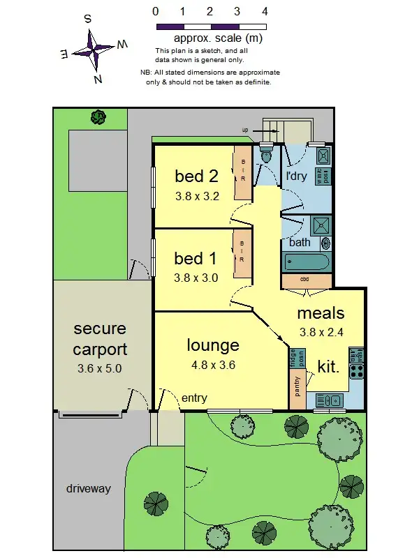 Floorplan of Homely unit listing, 2A Husband Road, Forest Hill VIC 3131