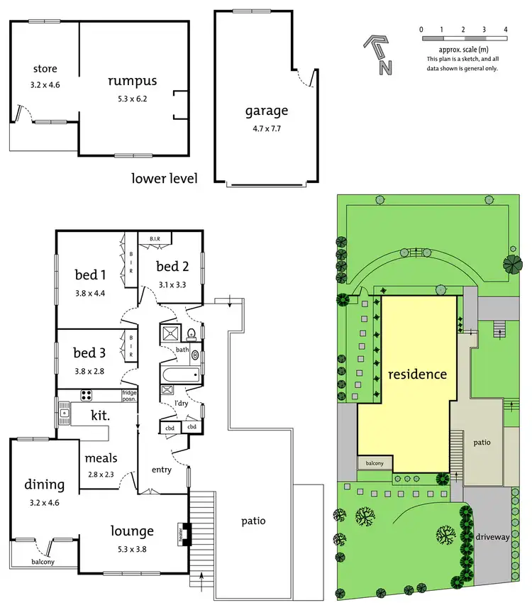 Floorplan of Homely house listing, 5 Ellen Court, Burwood VIC 3125