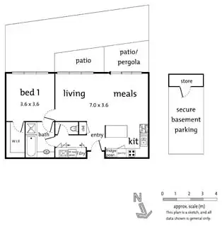 Floorplan of Homely apartment listing, 4/38 Westfield Drive, Doncaster VIC 3108