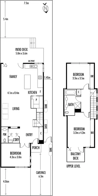 Floorplan of Homely house listing, 21 Pearce Street, Yarraville VIC 3013