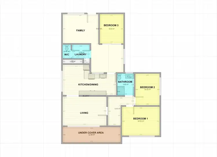 Floorplan of Homely rural property listing, 499 Glenelg Highway, Smythes Creek VIC 3351