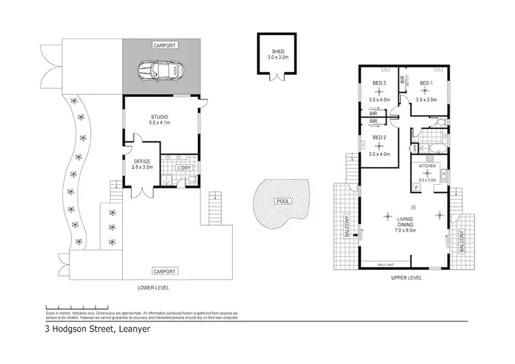 Floorplan of Homely house listing, 3 Hodgson Drive, Leanyer NT 812