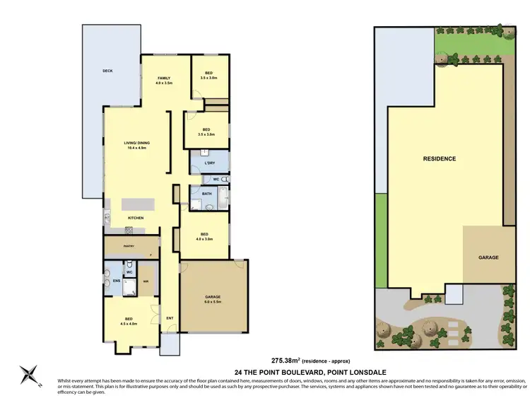 Floorplan of Homely house listing, 24 Point Boulevard, Point Lonsdale VIC 3225