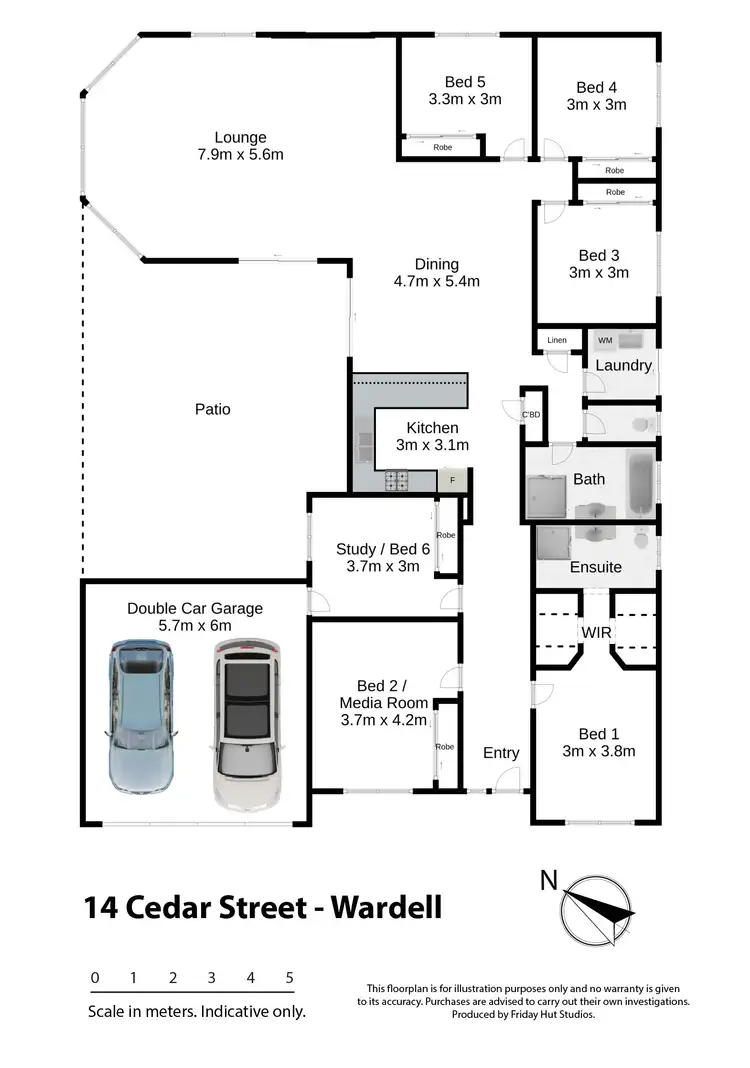 Floorplan of Homely house listing, 14 Cedar Street, Wardell NSW 2477