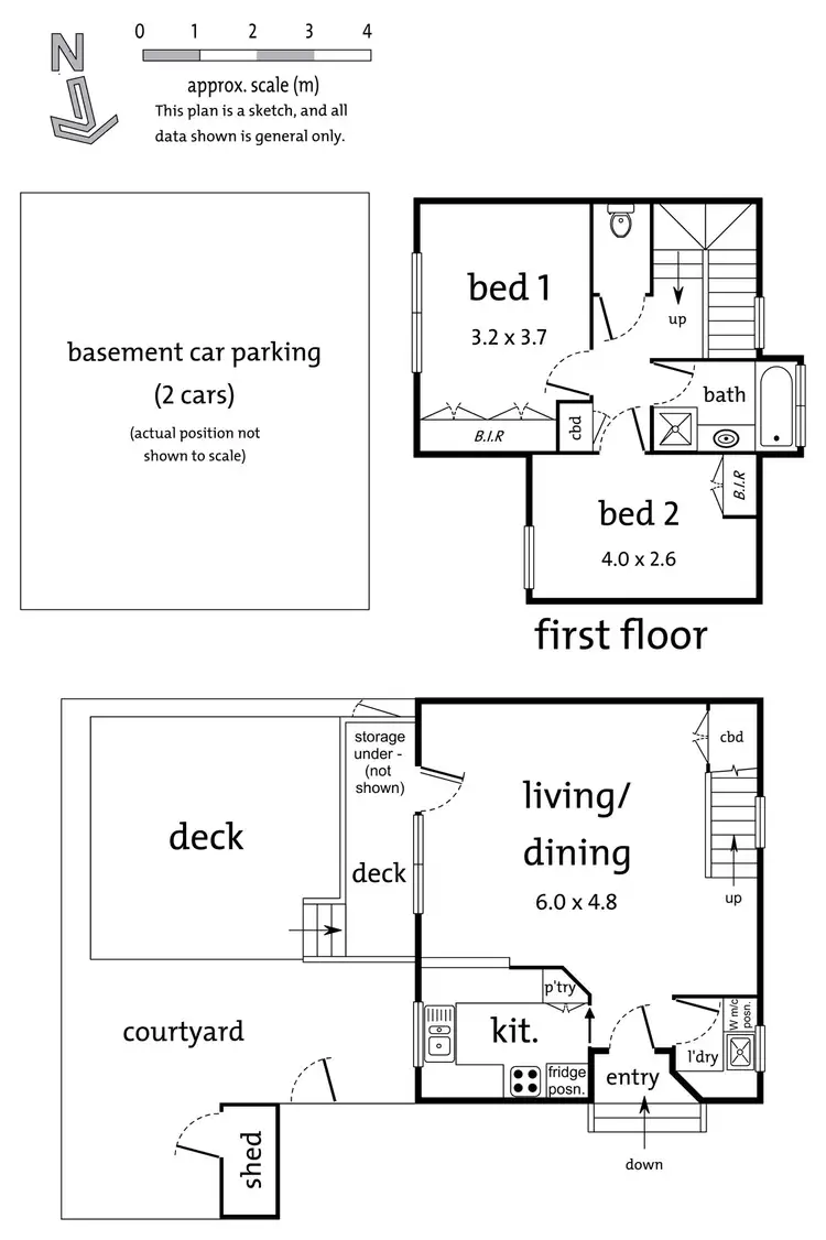 Floorplan of Homely unit listing, 7/6 Howard Street, Box Hill VIC 3128