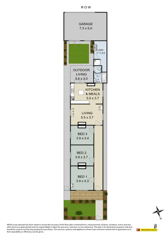 Floorplan of Homely house listing, 21 Pasco Street, Williamstown VIC 3016