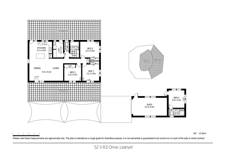 Floorplan of Homely house listing, 52 VRD Drive, Leanyer NT 812