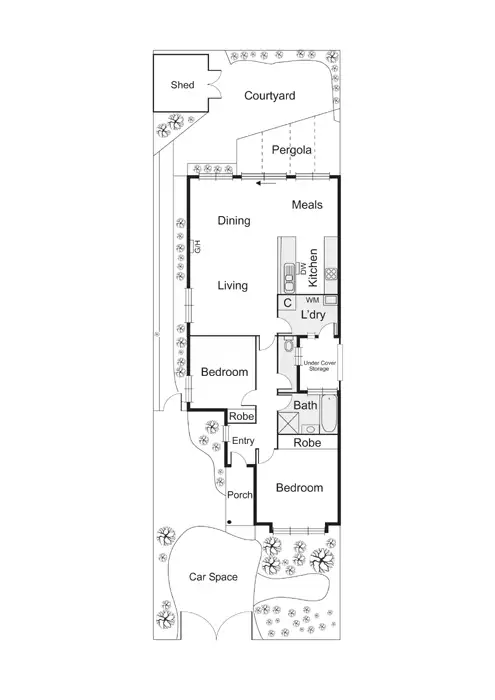 Floorplan of Homely house listing, 14 Pearce Street, Yarraville VIC 3013