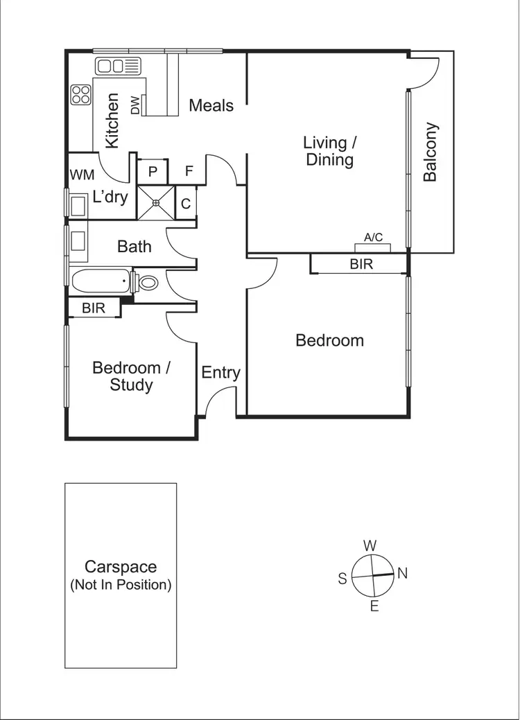 Floorplan of Homely apartment listing, 8/127 Hotham Street, St Kilda East VIC 3183