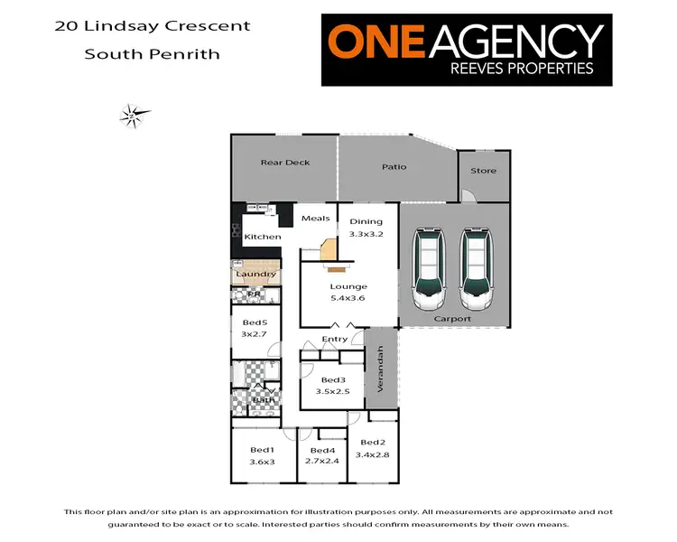 Floorplan of Homely house listing, 20 Lindsay Crescent, South Penrith NSW 2750