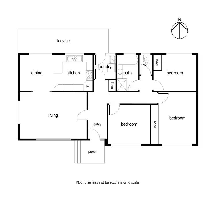 Floorplan of Homely house listing, 46 Santalum Street, Rivett ACT 2611