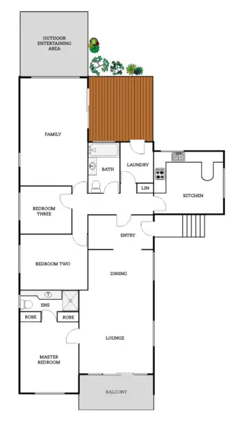 Floorplan of Homely house listing, 11 Stephens Place, Garran ACT 2605