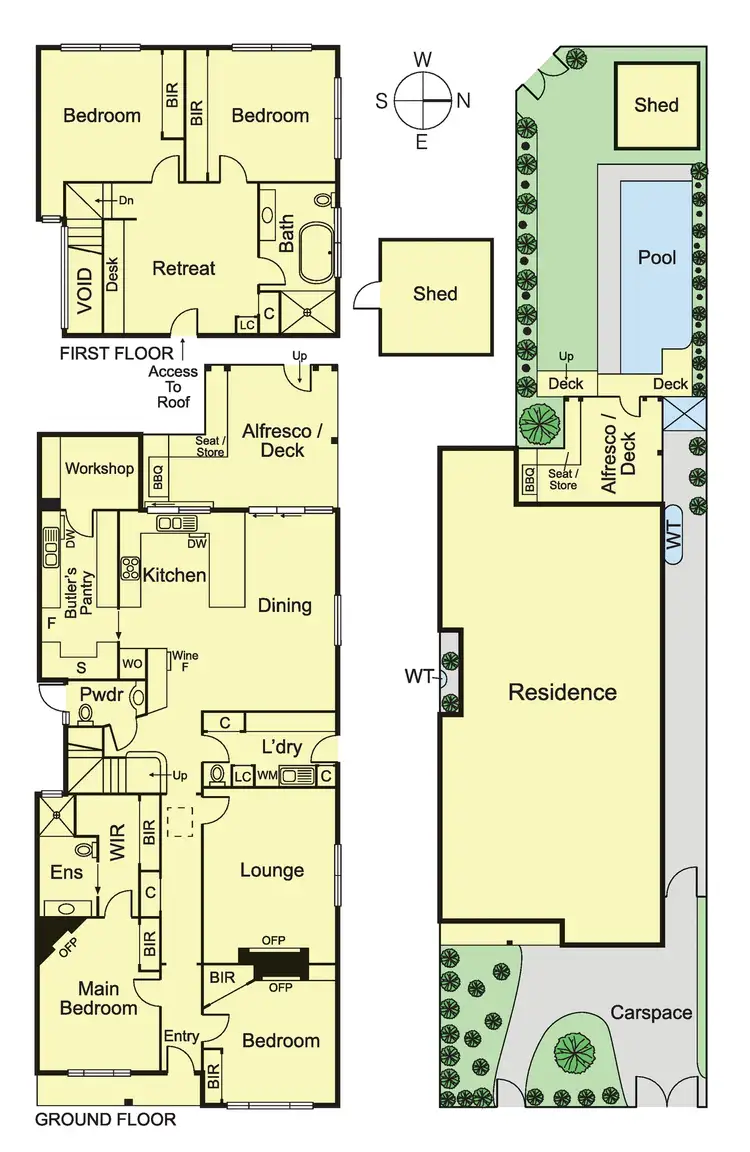 Floorplan of Homely house listing, 1 Derby Parade, Caulfield North VIC 3161